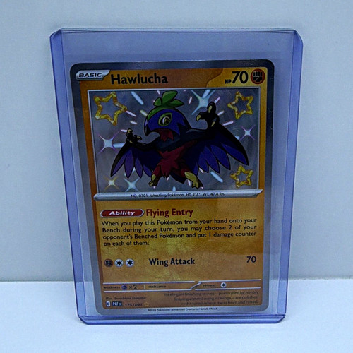 The Pokémon Company Hawlucha 175/091 SV: Paldean Fates Shiny Rare Holo 70 HP EN