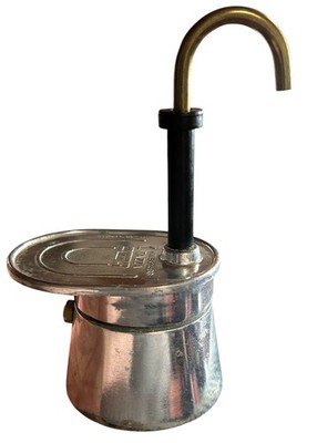 Vintage Bravetti Bialetti Mini Express 1 Cup Tazza Stovetop Espresso Italy Read