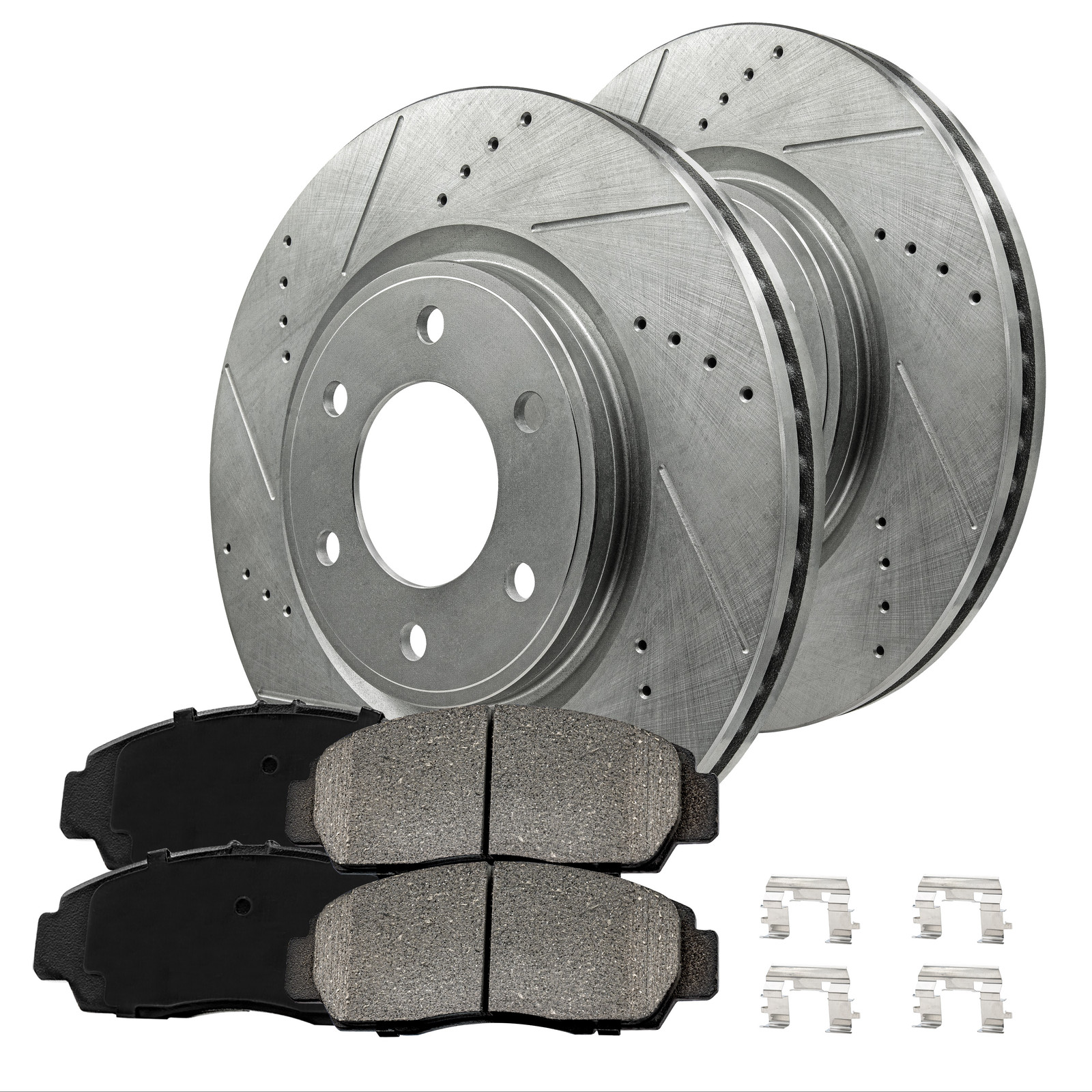 Rear Brake Kit Rotors + Ceramic Pads for GMC Envoy XUV 2004-2005