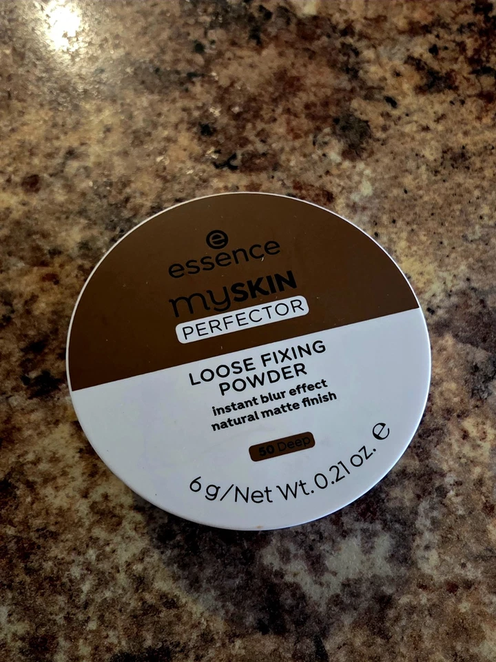 Essence MY SkIN Perfector Loose Fixing Powder. 50 DEEP. BRAND NEW!! 6G 0.21 OZ - Image 2 of 3