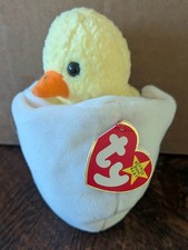 Ty Beanie Babies - Eggbert the Chick - (1999, Retired)