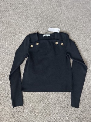 Mango women s Buttons Knit Sweater