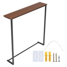 80/100cm Console Table Narrow Console Table for Hallway Industrial Sofa Table