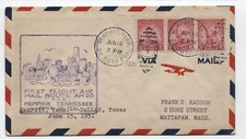 1931 memphis TN cacheted first flight cover AM20 [6525.1437]