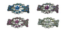 Bella Set of 4 Metal Claw Clip Hair Clip in 4 colors NF86654-HJ1