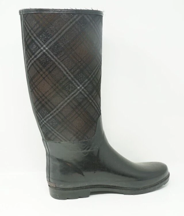 Bota de lluvia Banana Republic para mujer de goma talla 11 hebilla lateral ajustable Foto 3 de 4