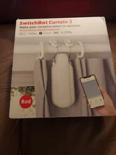 SwitchBot Curtain Rod 3 Smart Opener Electric Motor Wireless Bluetooth Remote