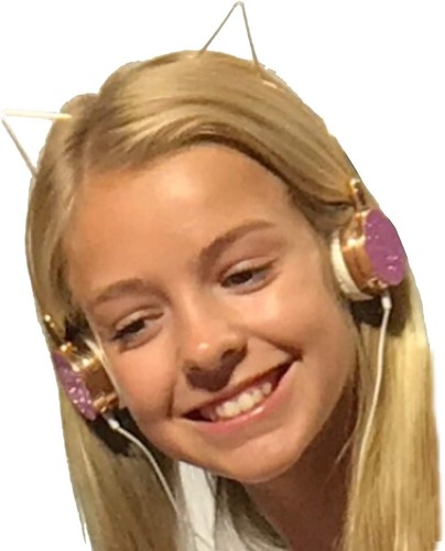 American Jewel Kitty Cat Ear or Unicorn Shaped Headphones - Wire Frame Headset - Picture 5 of 10
