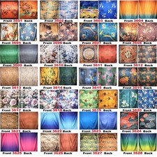 NWT Silk Scarf 53"x53" Double Sided Super Large Square Shawl Wrap XiangYunSha