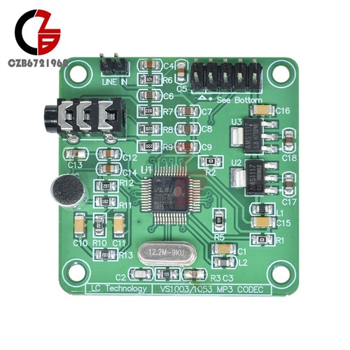 VS1053B VS1053 MP3 Music Shield Board Modul TF/SD Card Slot für Arduino UNO R3 - Bild 6 von 39
