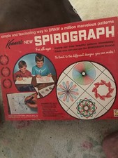 Vintage 401 Kenner  s Spirograph 1967 Board Paper 99 complete