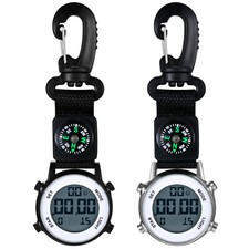 Multifunction Carabiner LED Digital Fob Watch...