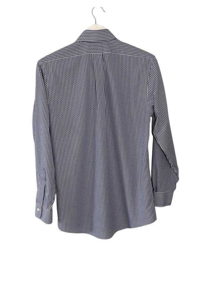 Brooks Brothers Regent No Iron navy and white checked dress shirt - 15/33 - Image 4 of 4