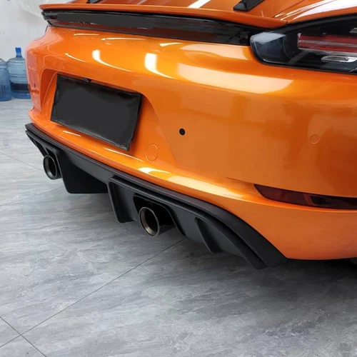 For 17-24 718 CAYMAN BOXSTER GTS GT4 Style Rear Diffuser Lip Tail Throat sliver - Picture 5 of 5