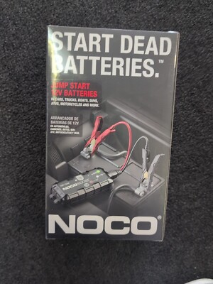 NOCO Boost ULTRASAFE 12V Lithium Jump Starter Kit with Case. NEW Factory Sealed!