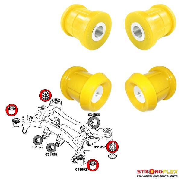 strongflex Busches Polyurethan FüR Hinteres Unterchassis BMW M1 E82 (11-12)-image