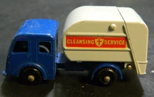 Vintage Lesney Matchbox Series Blue Tippax Refuse Collector Truck No. 15 Very GD