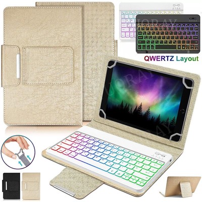 Beleuchtete Tastatur Hülle für Huawei Matepad 11 SE M6 M5 T10S Honor X8 X9 Pro