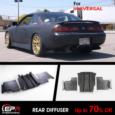 FRP Fiber Unpainted EPA Style Rear under diffuser Body kit For UNIVERSAL