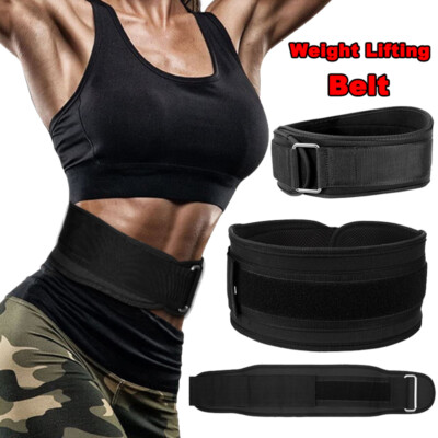 Weight Lifting Belt Training Gym Fitness Bodybuilding Back Support