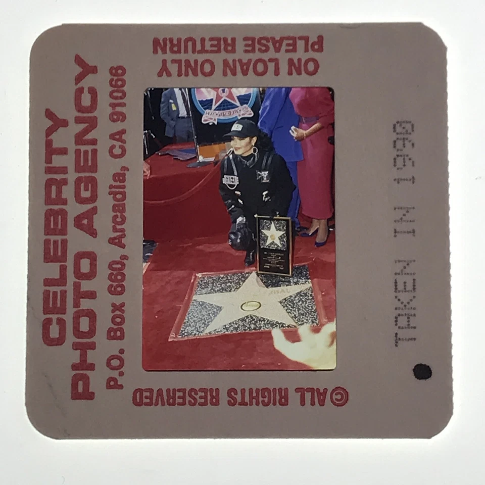 1990 Janet Jackson Star Hollywood Walk of Fame Celebrity Transparency Slide - Image 3 of 3