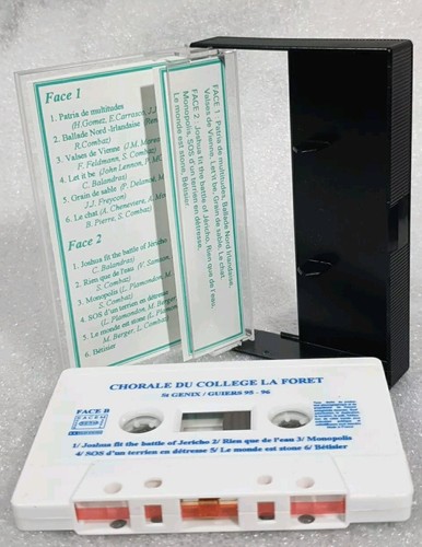 Chorale Du College La Foret Cassette Tape Genix/Guiers 95-96 Patricia De Multitu - Picture 3 of 3