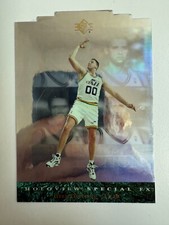 1995 SP Premium Collection Holoview Die-Cut Special FX Greg Ostertag Rookie RC