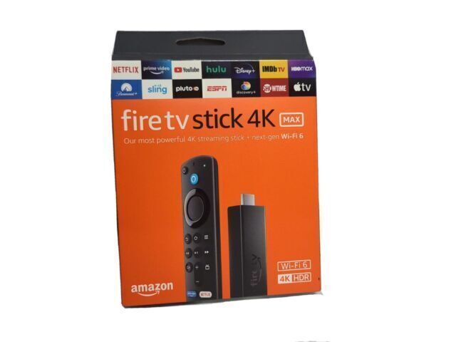 Amazon Fire TV Stick 4K Max Media Streamer - Black (B08MQZXN1X