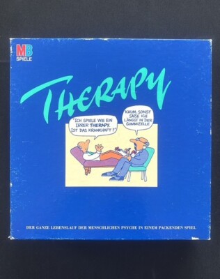 Therapy von MB Spiele Spiel 1. Edition 1988 Vintage Brettspiel guter Zusta G5151