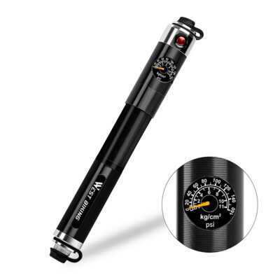 #ad #ad WEST BIKING Portable Schrader Presta Valve Bike Pump With Pressure Guage 160PSI $29.68