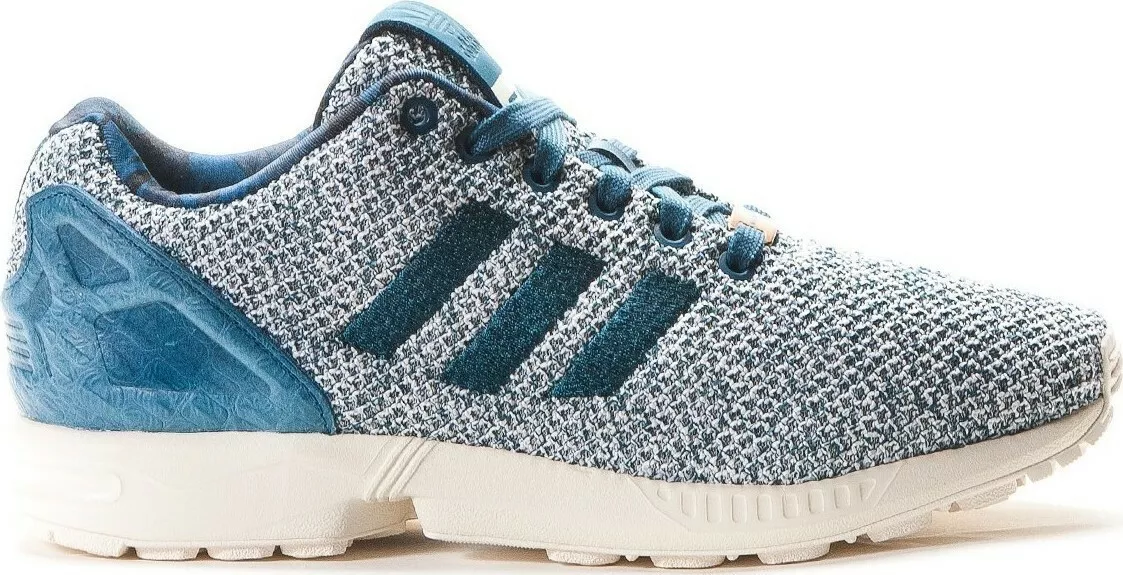 adidas ZX FLUX [ GR. 2/3 ] DAMEN SNEAKER PETROL BLAU GRÜN S78370 &amp; OVP |