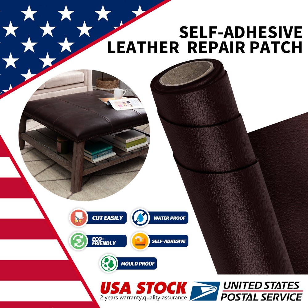 PU Leather Repair Kit Tape Self-adhesive Patch Fabric for Car Seat Furniture