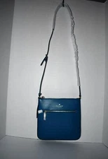Kate spade Sadie North South Crossbody In Sapphire Ice #K7379 NWT
