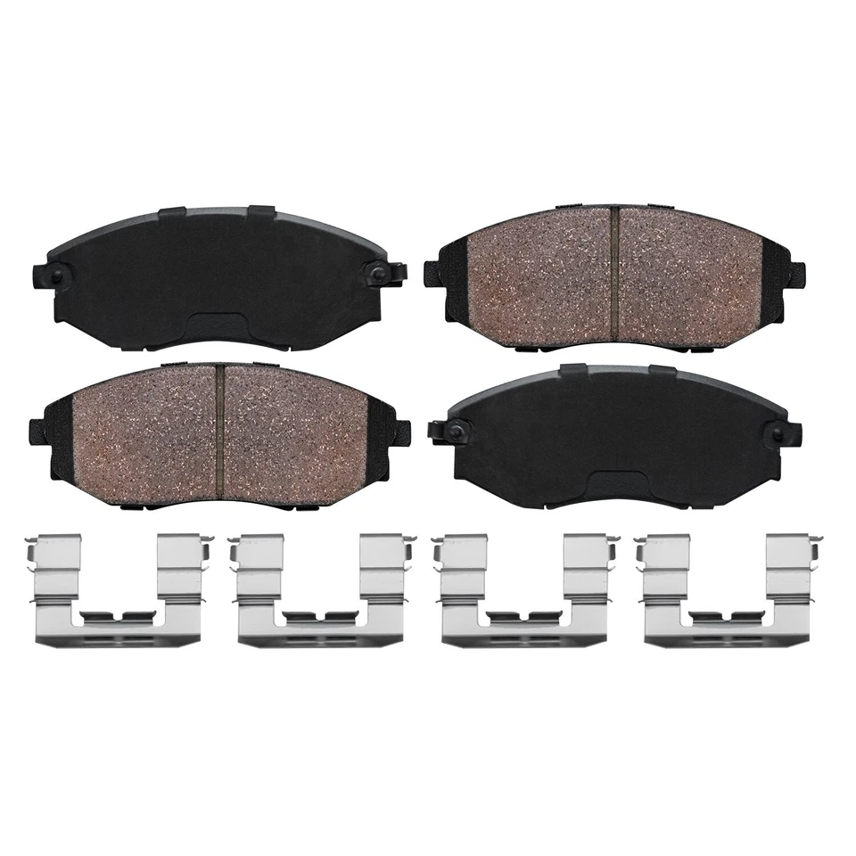 Par de pastillas de freno delanteras de cerámica con hardware para Chevy Epica Suzuki Verona 2004-2006 Foto 3 de 4