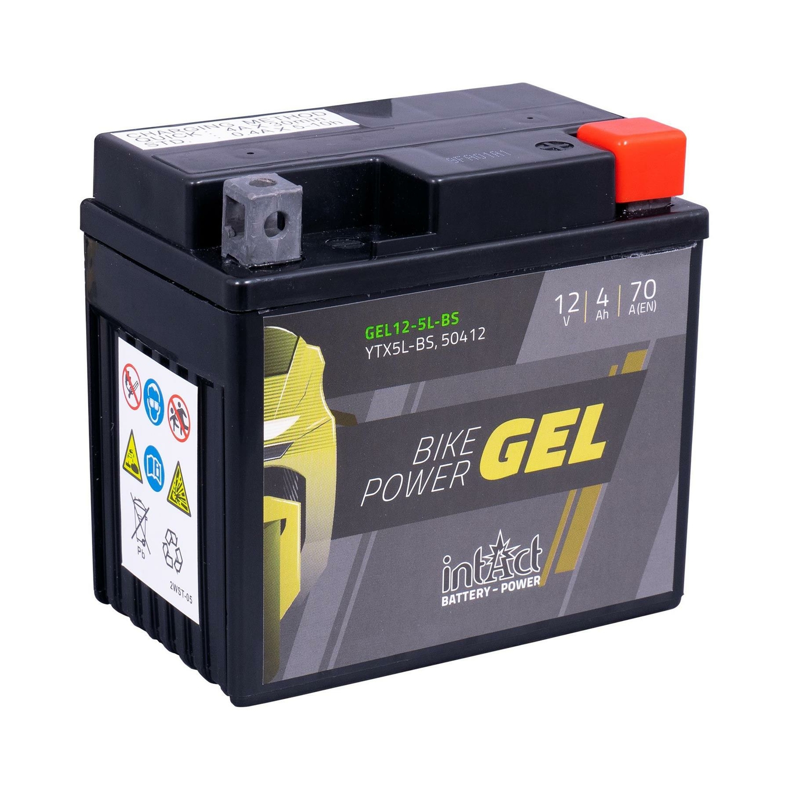 Genuine Intact ITX5L-BS Gel Motorcycle Battery Power Motorbike Scooter 12V 4 Ah