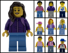 LEGO City Minifiguren – original: Mann, Frau, Junge, Mädchen, Familie – NEU