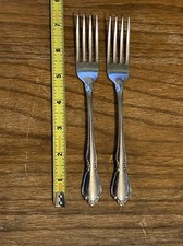 Oneida CHATEAU Oneidacraft Deluxe Stainless Glossy Silverware Flatware Forks