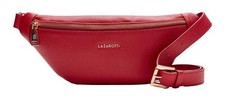 Lazarotti Bologna Leather Belt Bag Gürteltasche Umhängetasche Red rot Neu