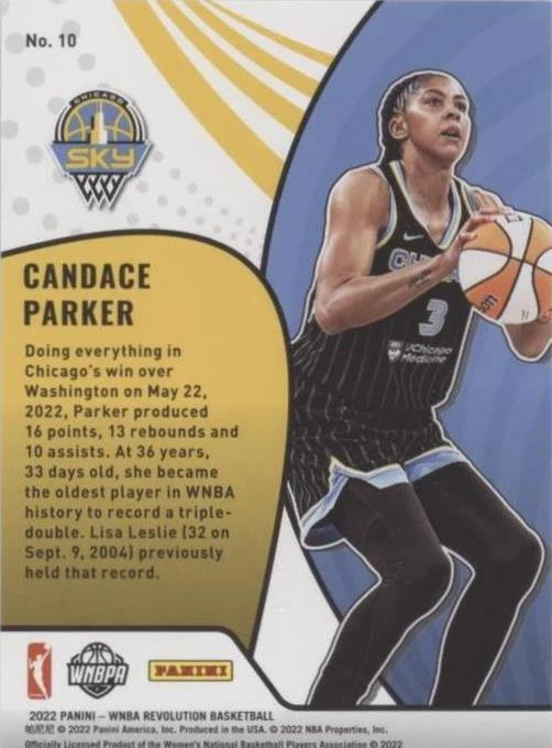 2022 Panini Revolution WNBA - Candace Parker #10