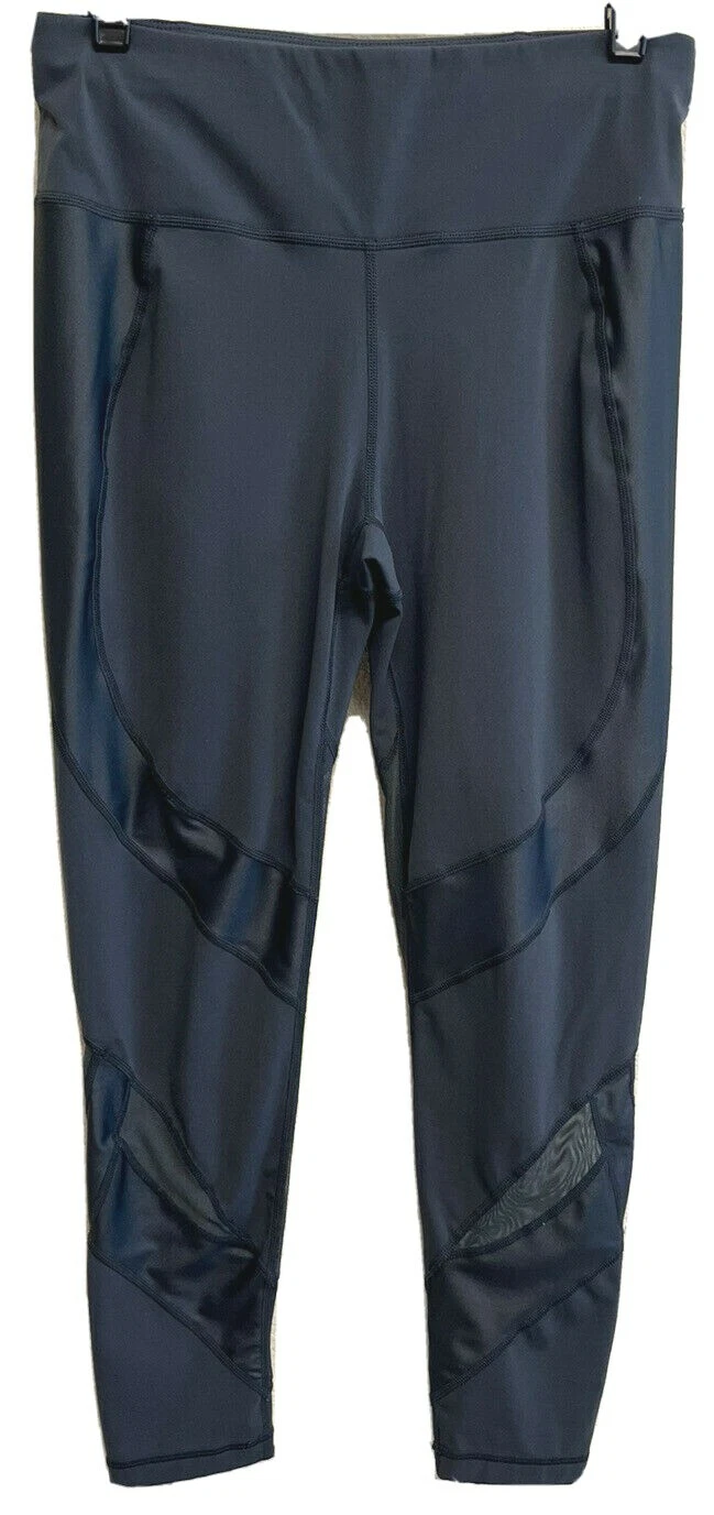 sweaty-betty power 7/8 wetlook mesh leggings