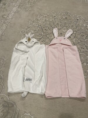 Pottery Barn Kids Baby Hooded Towel Set