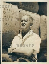 1962 Sheep King of South Africa R H Bob Murray Graff Reinet Press Photo