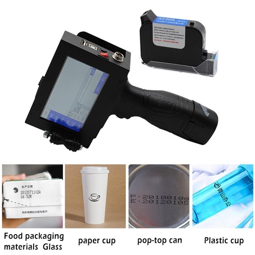 De poche Jet D'encre Imprimante Date Codeur Codage Machine QR Code Logo ...