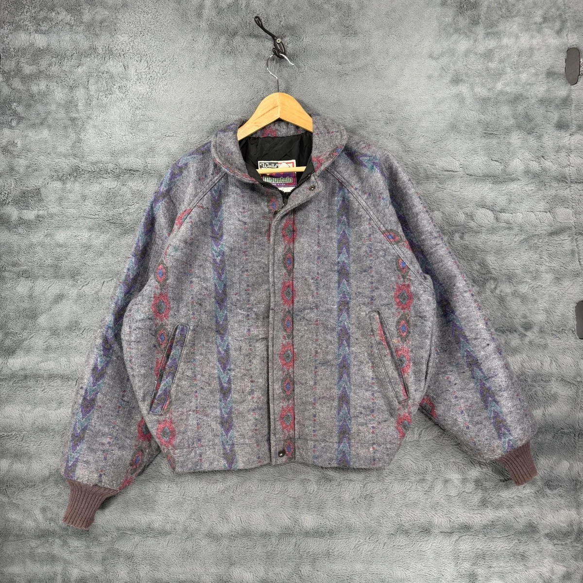Vintage Walls Mountain Southwestern Aztec Western Jacket Size