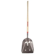 Razor-Back 53127 No. 10 12 Ga Scoop Shovel, Aluminum Blade, 62 In L Wood Wood