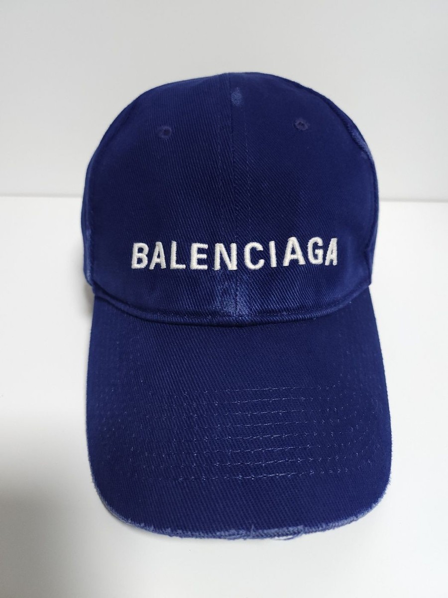 帽子 BALENCIAGA cap L59 Balenciaga Black Cap L59 Unisex Logo Embroidery Adjustable