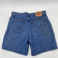 Vintage Women s Mid-Rise USA Made 550 Levi s Shorts Size 12 Denim Clean Spring