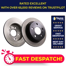 2x Brake Discs Pair Solid fits MINI COOPER F55, F56 1.5 Rear 2013 on 259mm Set
