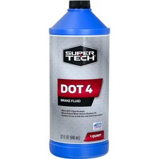 Super Tech Dot 4 Motor Vehicle Brake Fluid, 32 fl oz 0.34 per gallon