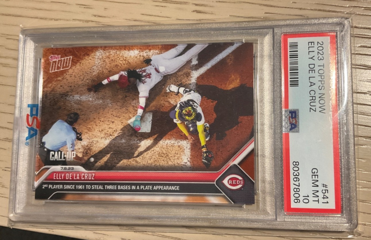 2023 Topps Now Elly De La Cruz 541 PSA 10 Gem Mint